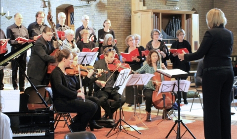 Repetitie met orkest 11