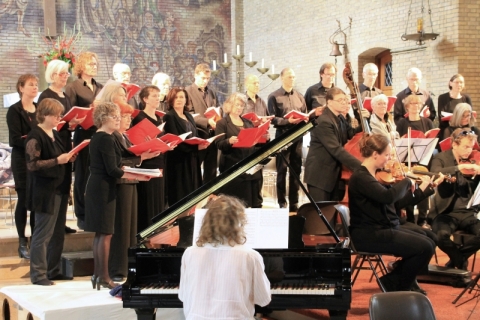 Repetitie met orkest 12