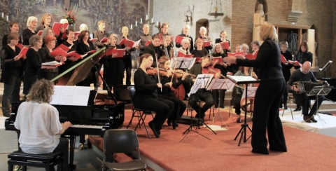 Repetitie met orkest 15